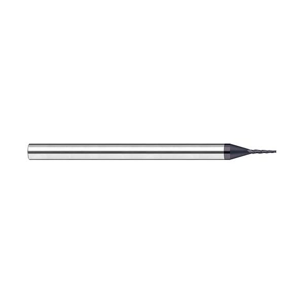 0.0300 in. Cutter dia. x 0.1560 in. 5/32 Carbide Tapered Square End Mill, 4 Flutes
